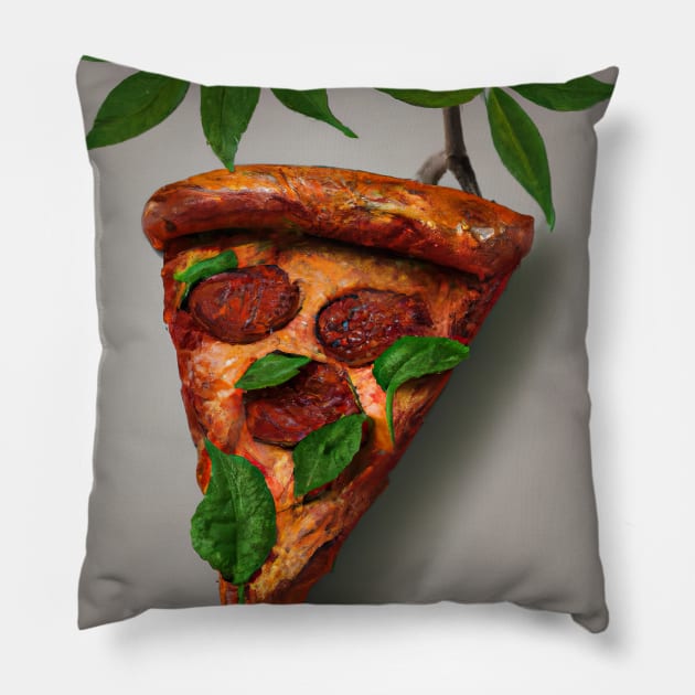 Growing Pizza Pillow by maxcode