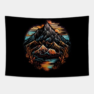 A beautiful mountain Tapestry