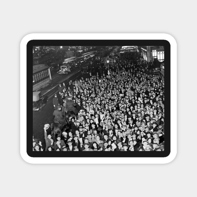 Celebrating the End of Prohibition, 1933. Vintage Photo Magnet by historyphoto