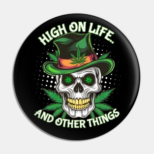 High Skull 420 day Pin