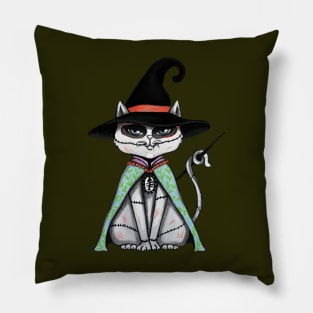 Witch Cat Pillow