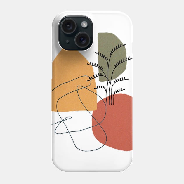 abstractart ,geometricalprint ,printablewallart Geometrical,abstract,minimal,modern,pastel, Phone Case by Riadesignstore