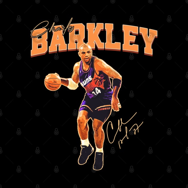 Charles Barkley The Chuck Basketball Legend Signature Vintage Retro 80s 90s Bootleg Rap Style by CarDE