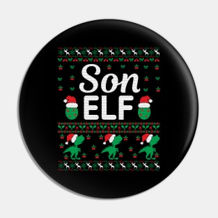 Christmas Son Elf Gifts | Ugly Christmas Sweater Pin