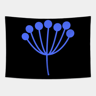 Blue XNovaOnyx | Blue Flower Simple Design Tapestry