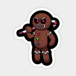 Evil Gingerbread Man Magnet