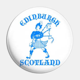 Edinburgh Scotland Retro Tourist Souvenir Pin