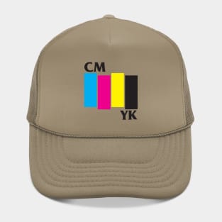 CMYK Black Flag Graphic Designer Hat