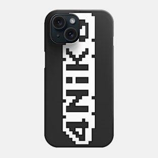 4NIK8 (8bit - White) Phone Case