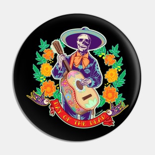 El Cantante_Dia De Los Muertos Pin