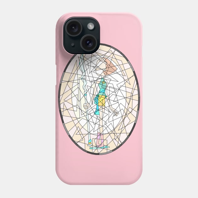 Stained Glass Pearl from Steven Universe Phone Case by gkillerb