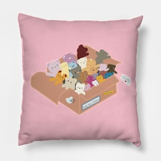 Box of Teddybears Pillow