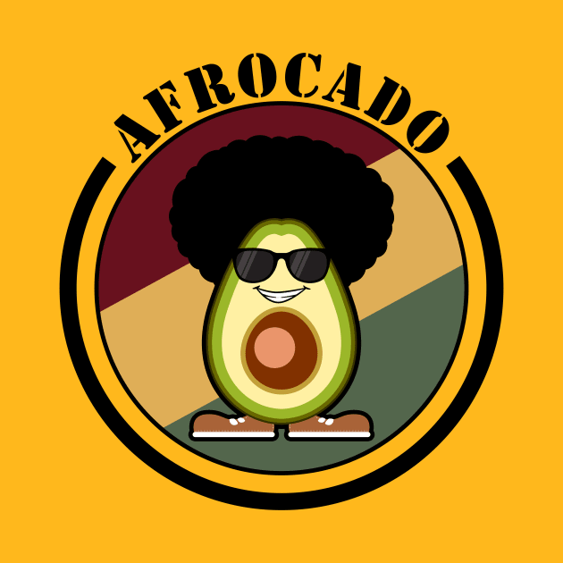 Afrocado Funny Avocado Pun by yeoys