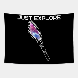 Just Explore Zip Space X Mission Galaxy Future Tapestry