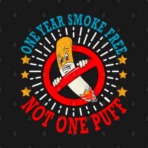 One Year Smoke Free Gift / Non Smoking Awareness Gift Non Smoking