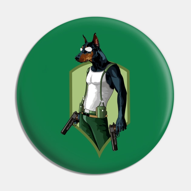 Dog of War Pin by planedrifter