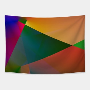 red blue green texture art Tapestry