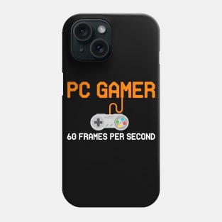 PC Gamer 60 Frames Per Second Phone Case