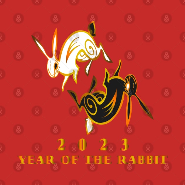 2023 ying yang year of the rabbit (chinese new year) by remerasnerds