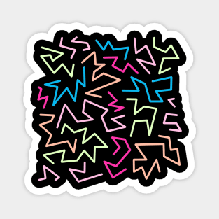 Geometric doodle Magnet