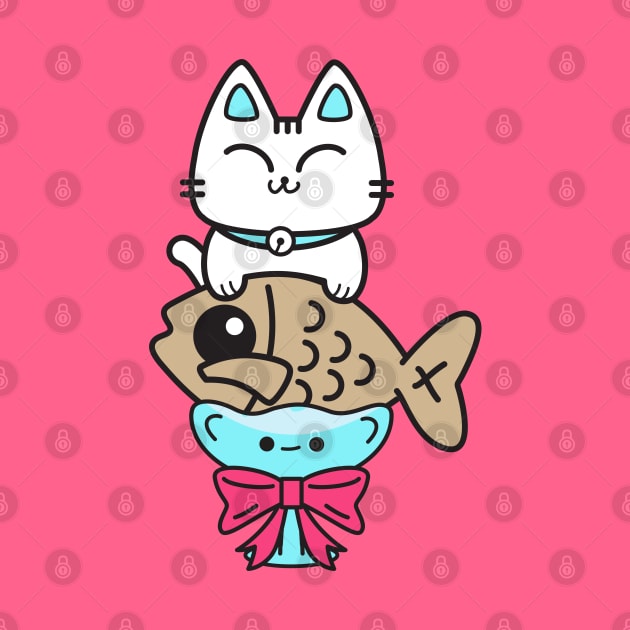 Taiyaki Cat by plattercats