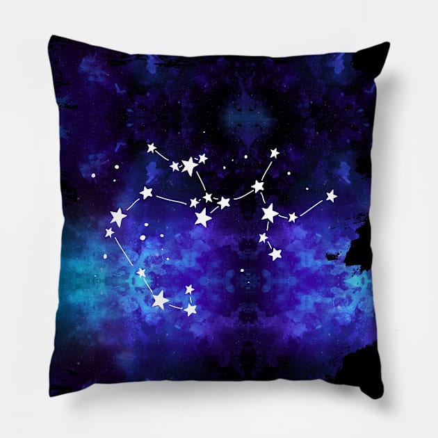 Sagittarius Galaxy Pillow by joyandgrace