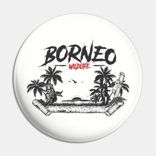 Borneo Wildlife Pin