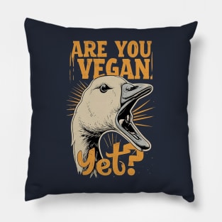 Are you vegan yet? Pillow