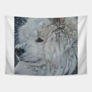 samoyed Fine Art Painting Tapestry