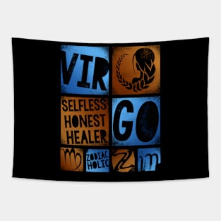 Zodiac VIRGO Graffiti Box Series Tapestry