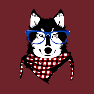 Hipster Wolf T-Shirt