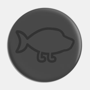 DogfishCrus Dark Logo Pin