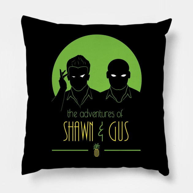 The Adventures of Shawn and Gus Pillow by BenGen4927