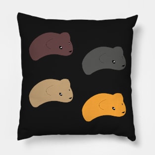 bean guinea pigs Pillow