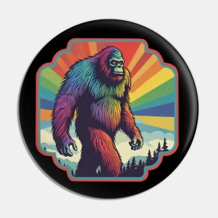 Rainbow Sasquatch Pin