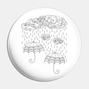 Noncolored Fairytale Weather Forecast Print Pin