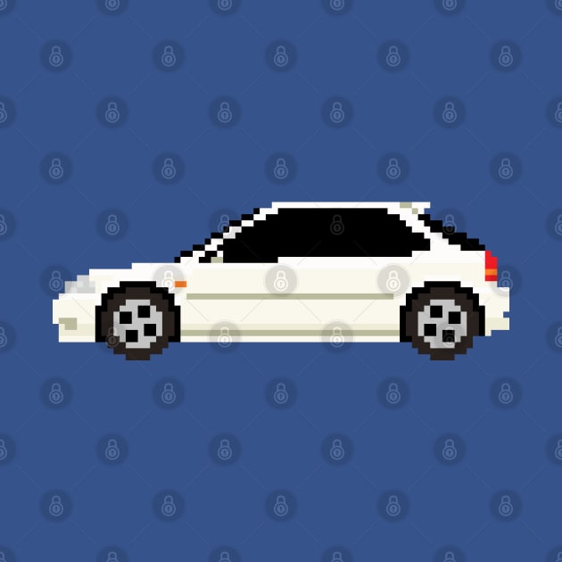 Honda Civic EK Pixelart by retsbor10@comcast.net