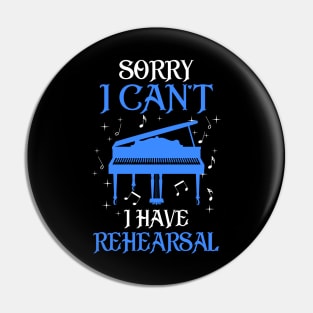 Funny Piano Player Gift Pin