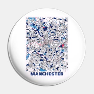 Manchester - United Kingdom MilkTea City Map Pin