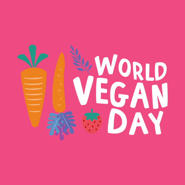 World vegan day T-Shirt by desipatty