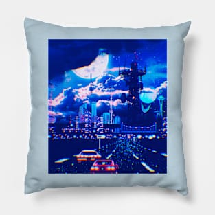 E-ZPass moon city Pillow