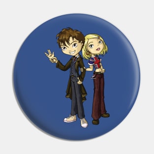 The Doctor and Rose Pin