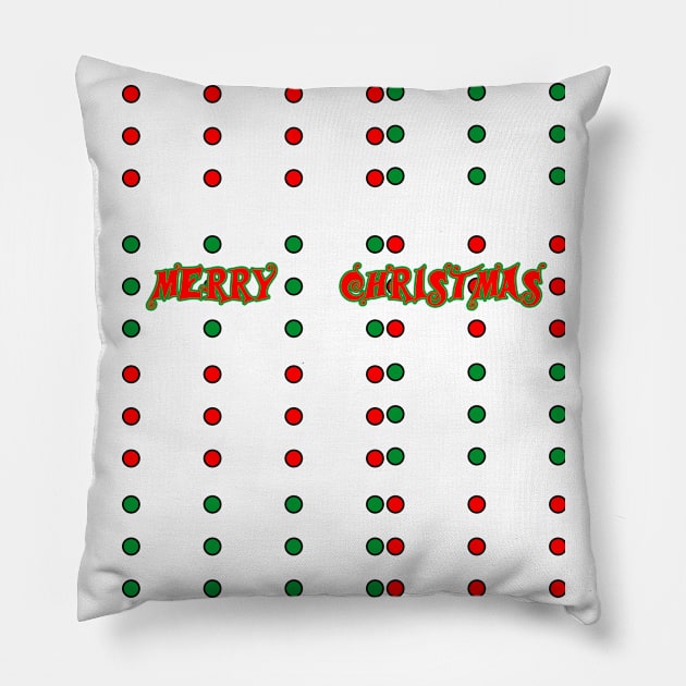 Merry Christmas Pillow by sarahnash