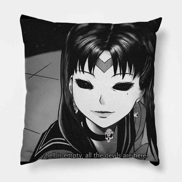 Sailor moon (demon) Pillow by Colorlessking