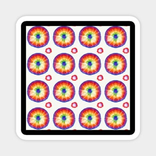 Tie Dye Pattern Magnet