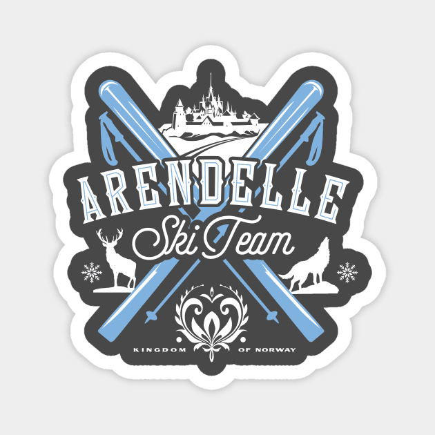 Arendelle Ski Team Magnet by MindsparkCreative