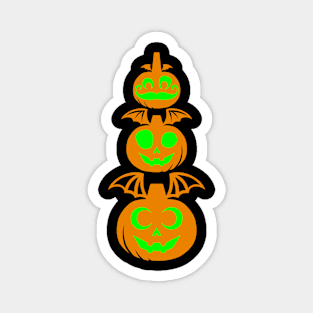 Vampire Pumpkin Trio Magnet