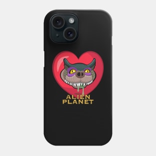 Giree - Alien Planet Red & Yellow Phone Case
