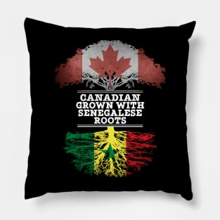 Canadian Grown With Senegalese Roots - Gift for Senegalese With Roots From Senegal Pillow