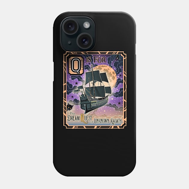 Q is for Dream Quest Phone Case by cduensing